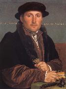 Portrait of a young mercant Hans Holbein